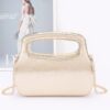 Metallic Case Bag – Structured PU Crossbody
