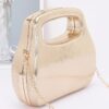 Metallic Case Bag – Structured PU Crossbody