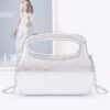 Metallic Case Bag – Structured PU Crossbody
