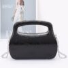 Metallic Case Bag – Structured PU Crossbody