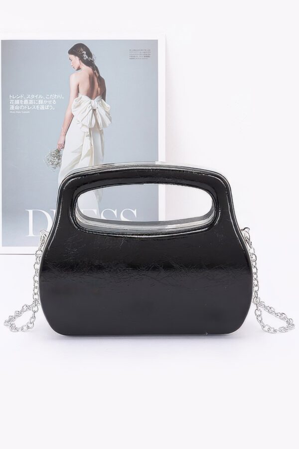 Metallic Case Bag – Structured PU Crossbody