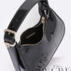 Enamel Hobo Bag with Chain Strap
