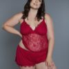 Paris Lace-Trim Cami & Short Set – Lightweight Knit