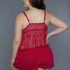 Paris Lace-Trim Cami & Short Set – Lightweight Knit