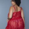 Peyton Jersey & Lace Sleep Set – Sheer Back Cami