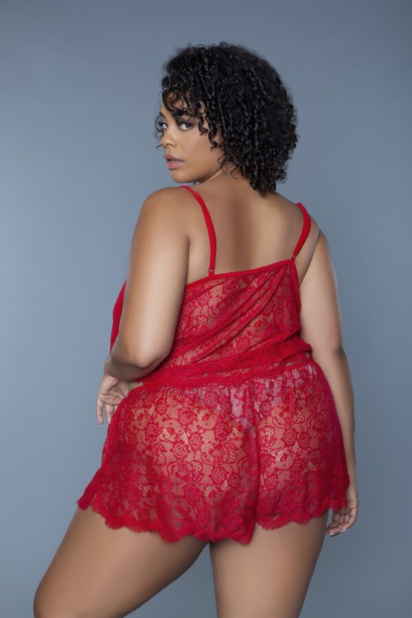 Peyton Jersey & Lace Sleep Set – Sheer Back Cami