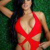 Jordan Crisscross One-Piece Swimsuit