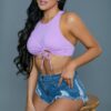 Cara Racerback Bikini with Keyhole Tie Top
