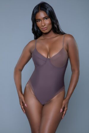Charlotte One-Piece Swimsuit – Colorblock Padded Cups