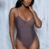 Charlotte One-Piece Swimsuit – Colorblock Padded Cups