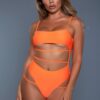 Venetia Bandeau One-Piece Swimsuit – Strappy Cut-Out
