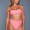 Venetia Bandeau One-Piece Swimsuit – Strappy Cut-Out