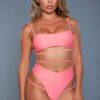 Venetia Bandeau One-Piece Swimsuit – Strappy Cut-Out