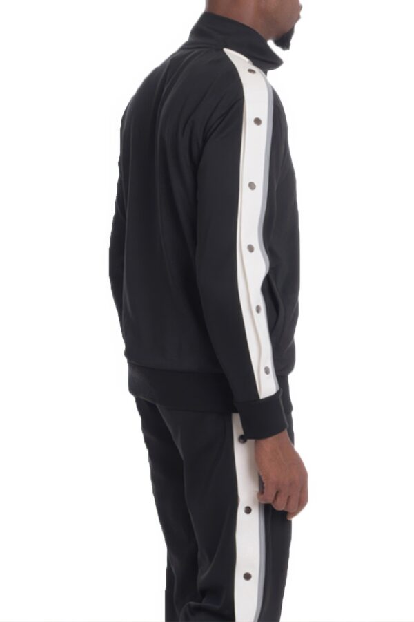 Snap Button Track Jacket – Sporty Snap Accents