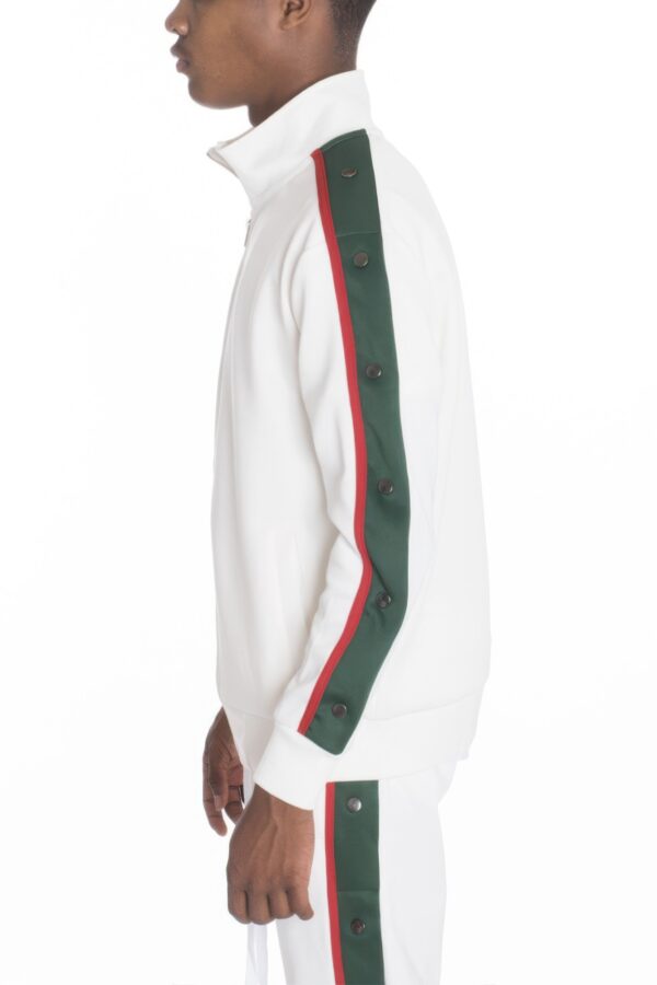Snap Button Track Jacket – Sporty Snap Accents