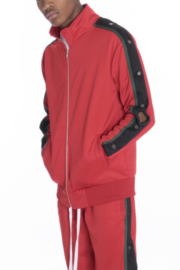 Snap Button Track Jacket – Sporty Snap Accents