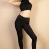 High-Neck Racerback Sleeveless Top – Four-Way Stretch