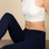 High-Neck Racerback Sleeveless Top – Four-Way Stretch