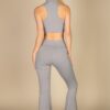 High-Neck Racerback Sleeveless Top – Four-Way Stretch