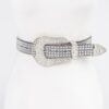 Rhinestone Western Belt – 1.5″ PU Sparkle