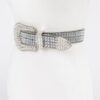 Rhinestone Western Belt – 1.5″ PU Sparkle