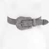 Rhinestone Western Belt – 1.5″ PU Sparkle