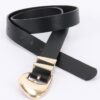 Faux Leather Multi-Metal Buckle Belt – Polished Accent