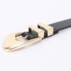 Faux Leather Multi-Metal Buckle Belt – Polished Accent