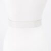Clear PVC Belt with Heart-Shaped Metal Buckle