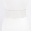 Clear PVC Belt with Oversized Vintage Round Buckle