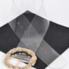 Clear PVC Belt with Oversized Vintage Round Buckle