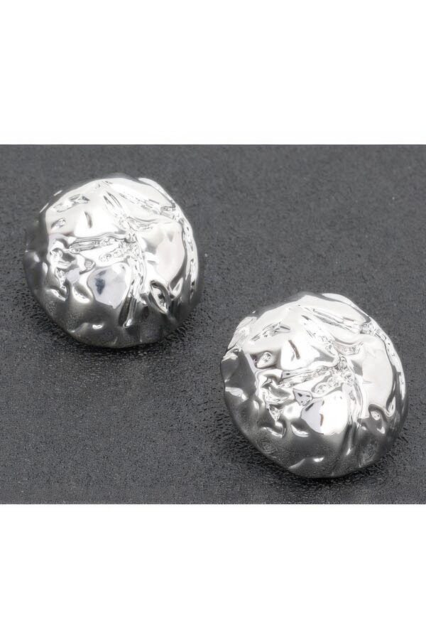 Gold-Dip Interwoven Metal Earrings – Sterling Silver Posts