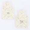 Paper Earrings – Lightweight Woven Geometric Squares