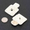 Paper Earrings – Lightweight Woven Geometric Squares