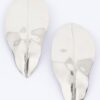 Leaf-Shaped Metal Drop Earrings – 1.5 x 3.75 in