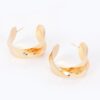 Twisted Metal Earrings – Polished Finish