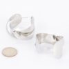 Twisted Metal Earrings – Polished Finish