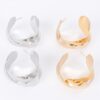 Twisted Metal Earrings – Polished Finish
