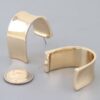 Polished Open Hoop Earrings – Shiny Compact Hoops