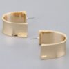 Polished Open Hoop Earrings – Shiny Compact Hoops