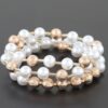 Multi Pearl Beaded Bracelet – Gold-Tone & Faux Pearls