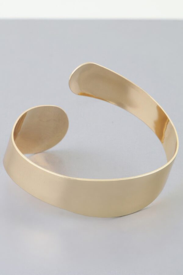 Shiny Wrap-Around Bracelet – Polished High-Shine Cuff