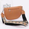Faux Leather Crossbody Belt Bag – Sleek Zipper