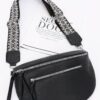 Faux Leather Crossbody Belt Bag – Sleek Zipper