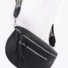 Faux Leather Crossbody Belt Bag – Sleek Zipper