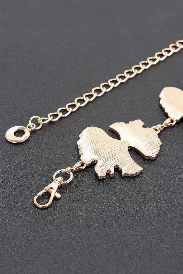 Leaf Chain Belt – Gold-Tone Iron
