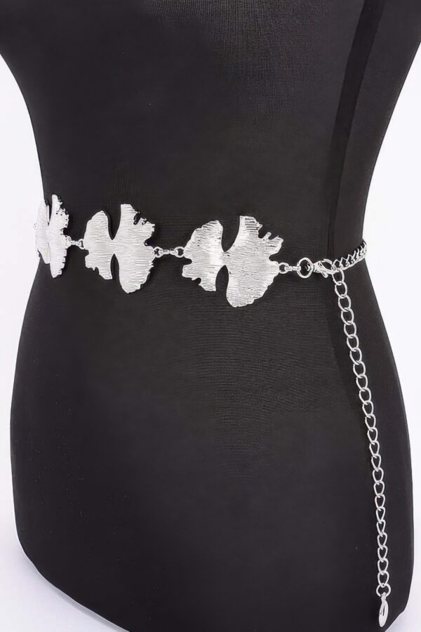 Leaf Chain Belt – Gold-Tone Iron
