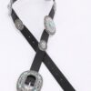 Vintage Multi-Metal PU Belt with Bead Detail