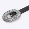 Vintage Multi-Metal PU Belt with Bead Detail