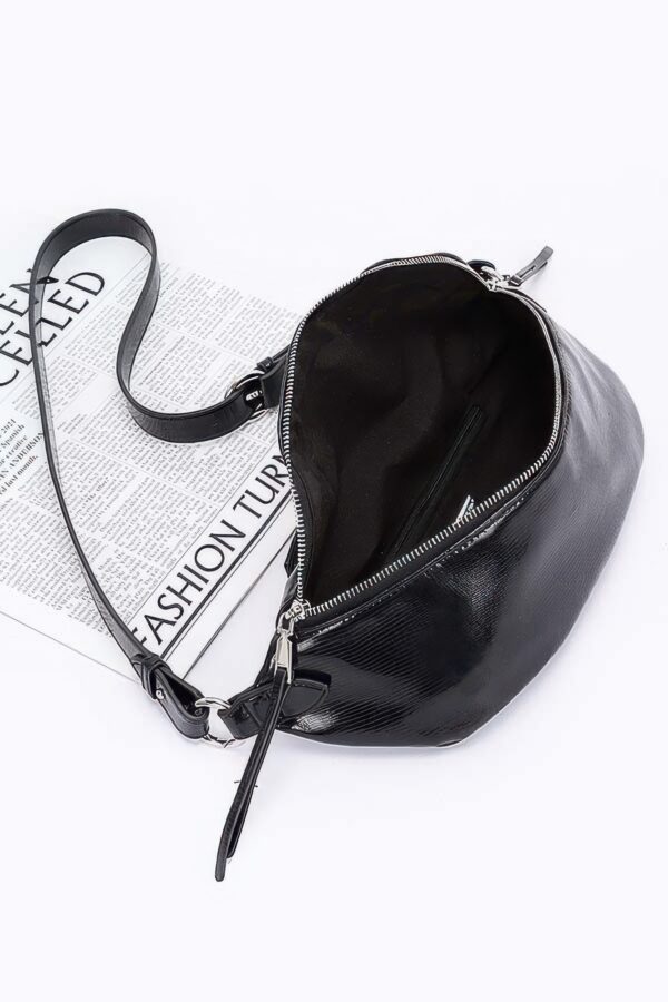 Urban Explorer Metallic Crossbody Bag with Bold Strap